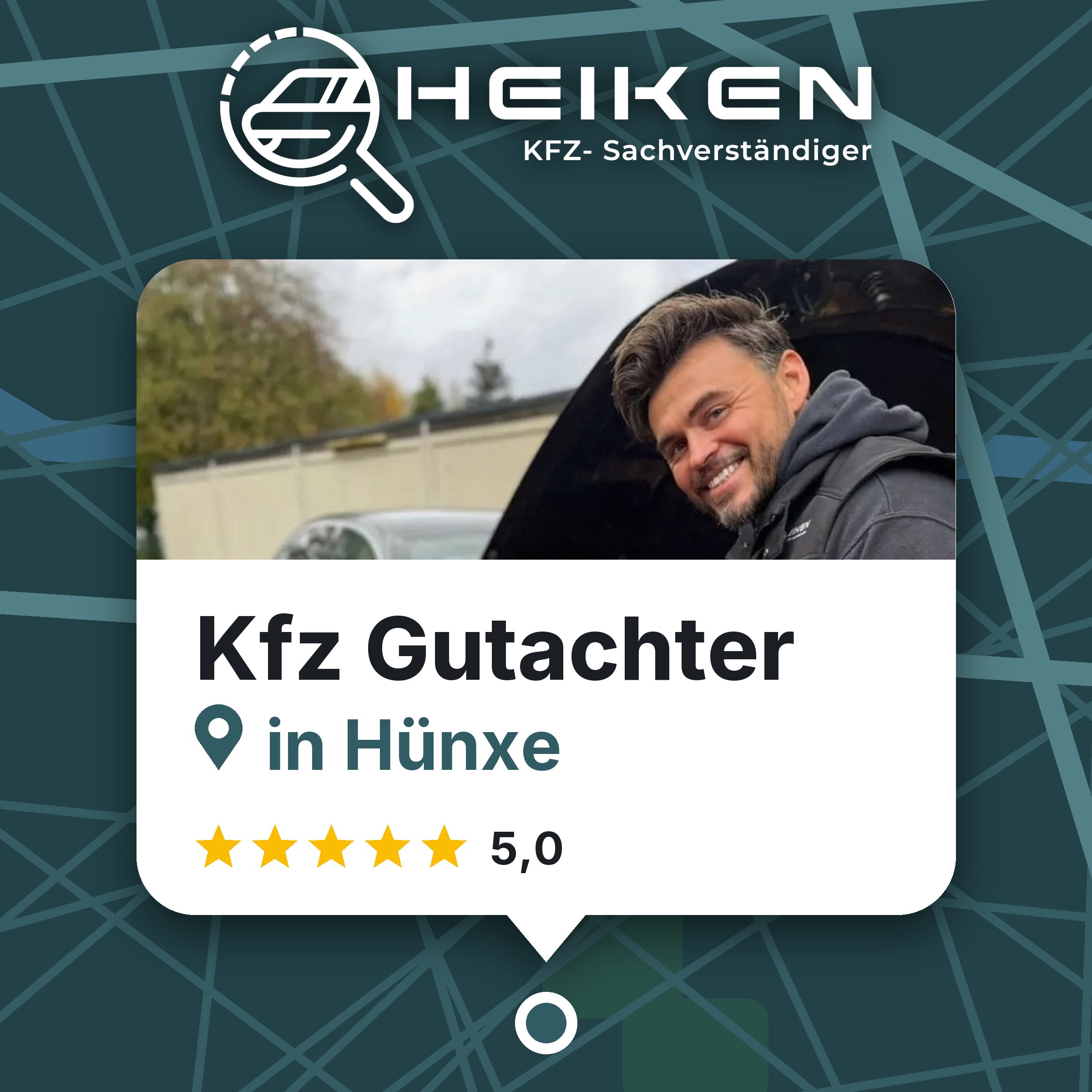 Kfz Gutachter in Hünxe: Carsten Heiken, 5,0 Sterne bei Google